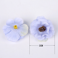 30 sztuk 3cm Multicolor Daisy kwiat głowice Mini jedwab sztuczny kwiaty na ślub dekoracja domu wieniec świąteczny Scrapbooking 5